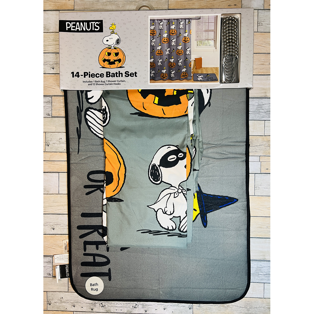 Set de baño Snoopy Halloween 1