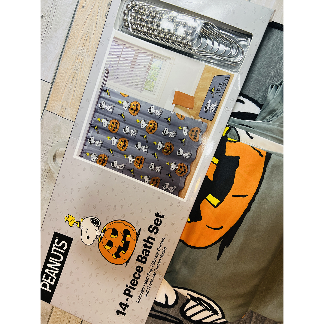 Set de baño Snoopy Halloween 4