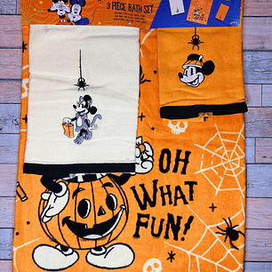 Set de toallas Minnie Halloween
