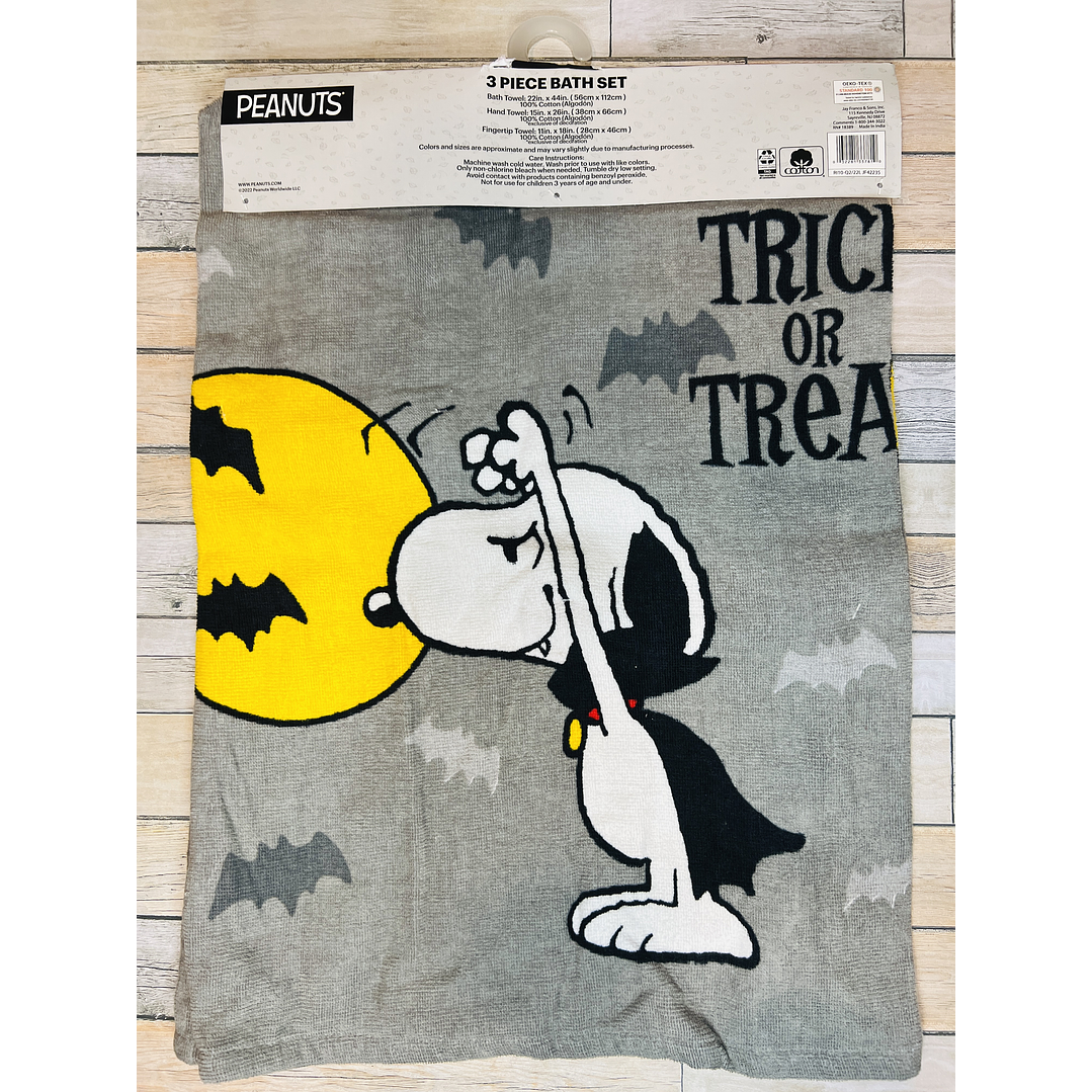 Set de toallas Snoopy Halloween 5