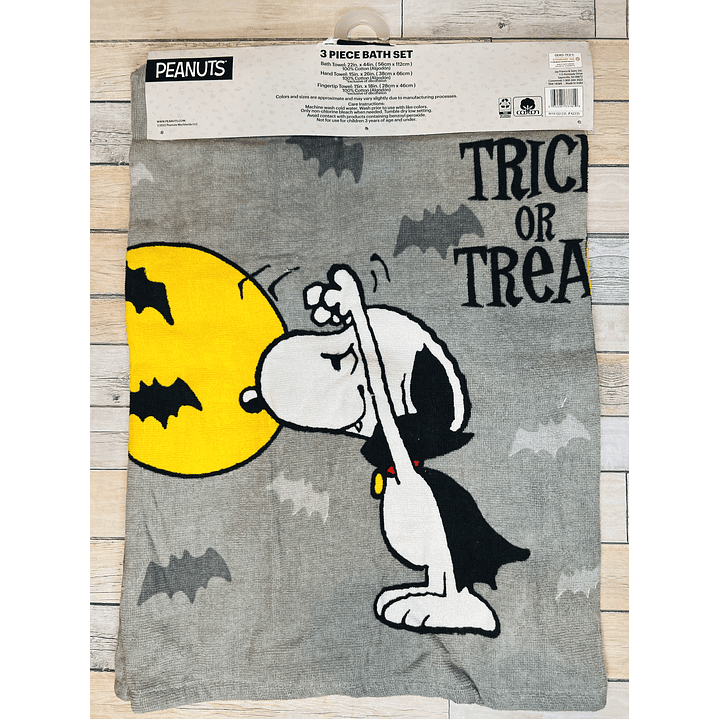 Set de toallas Snoopy Halloween 5
