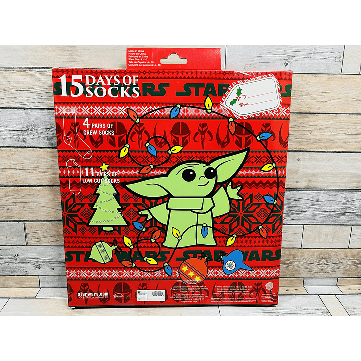 Calendario Adviento Calcetines Baby Yoda 2