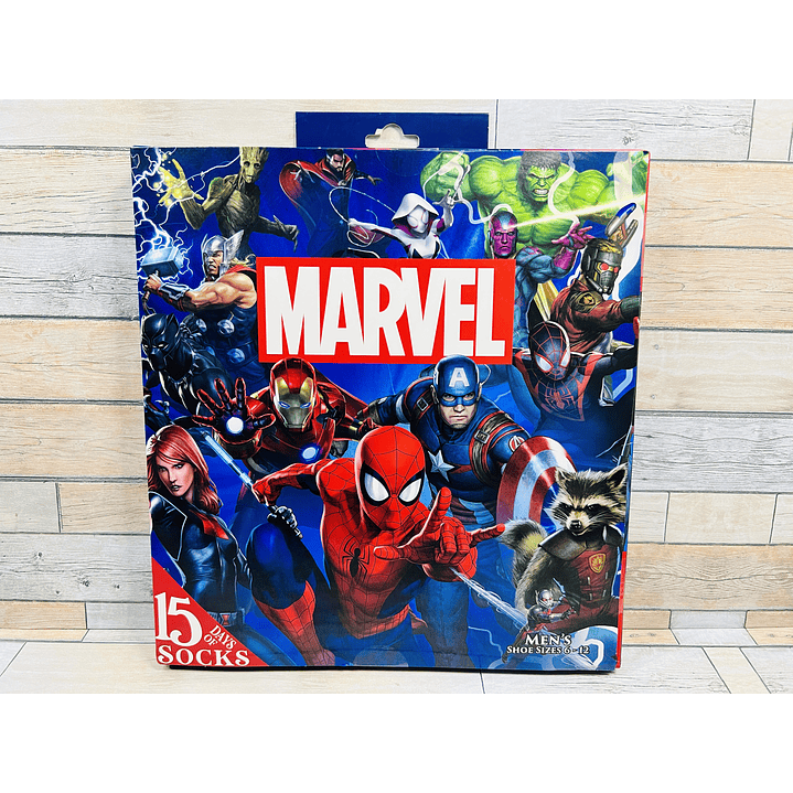 Calendario Adviento Calcetines Marvel 1