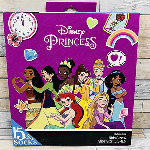 Calendario Adviento Calcetines Princesas Disney Kids Talla S