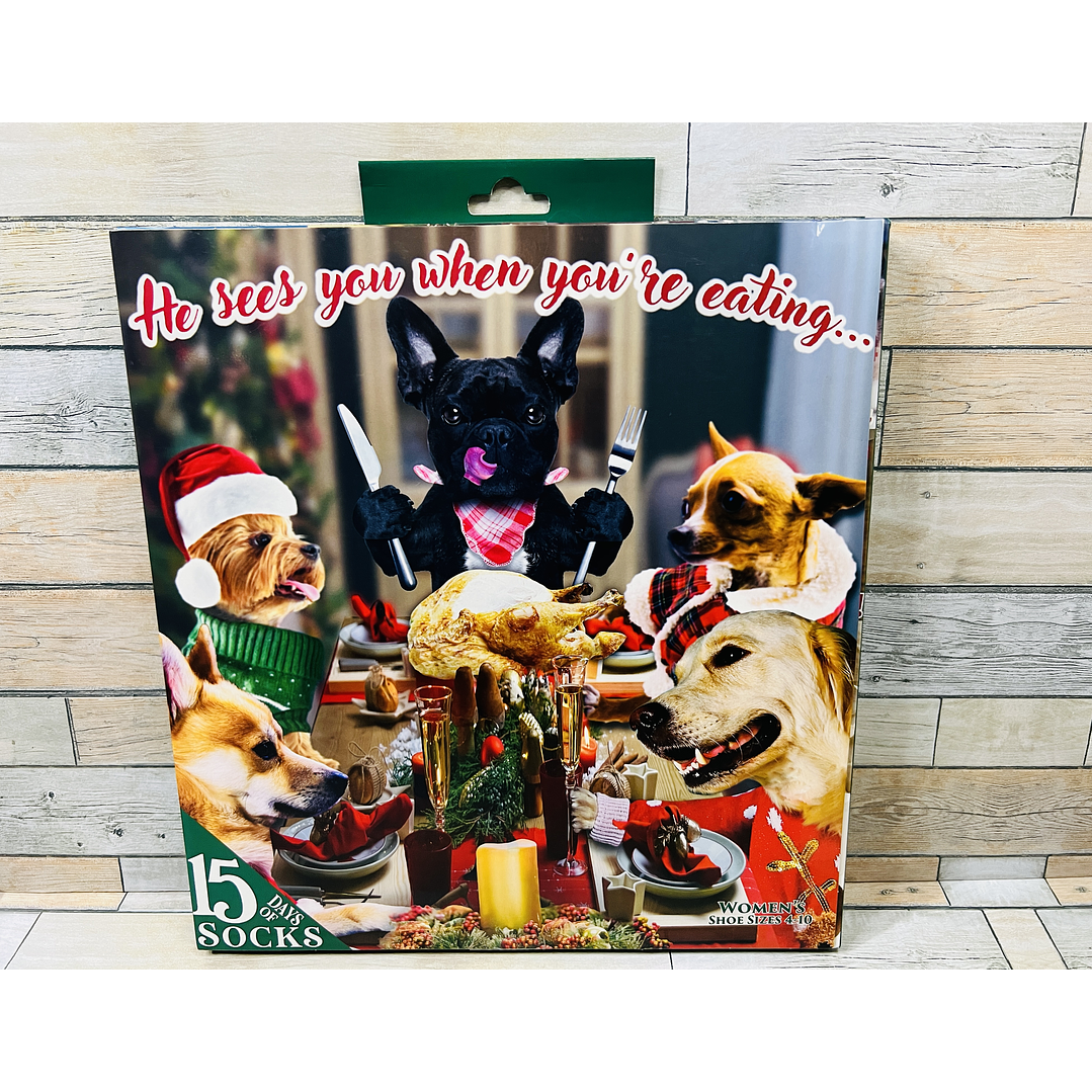 Calendario Adviento Calcetines Perros 1