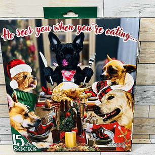 Calendario Adviento Calcetines Perros