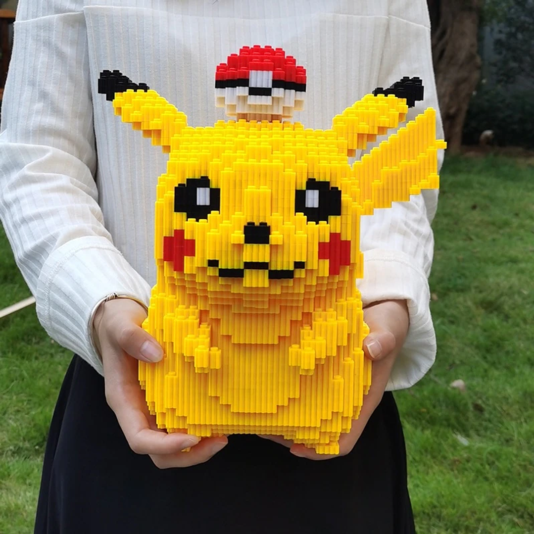 Bloques didácticos Pikachu pokebola 2