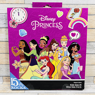 Calendario Adviento Calcetines Princesas Disney Kids Talla M