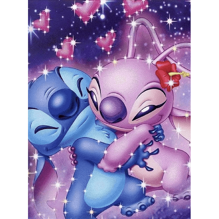 Diamond Painting Stitch & Ángel 1