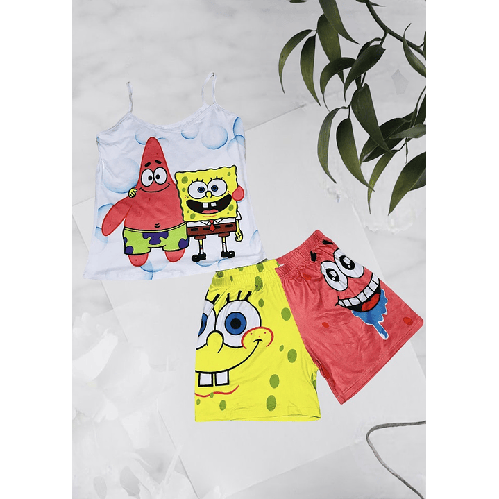 Pijama Bob Esponja & Patricio Estrella 1