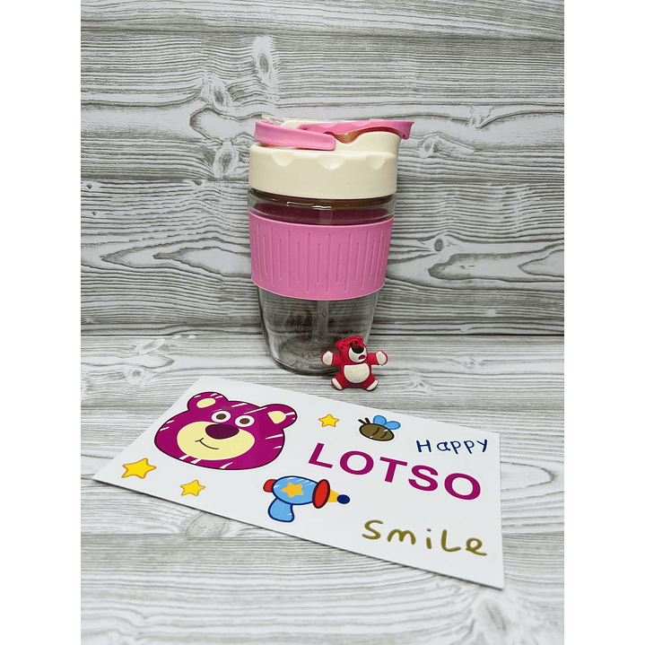 Vaso Lotso Rosado 4