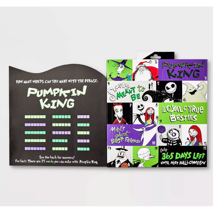 Calendario Adviento Calcetines Jack Skellington  4