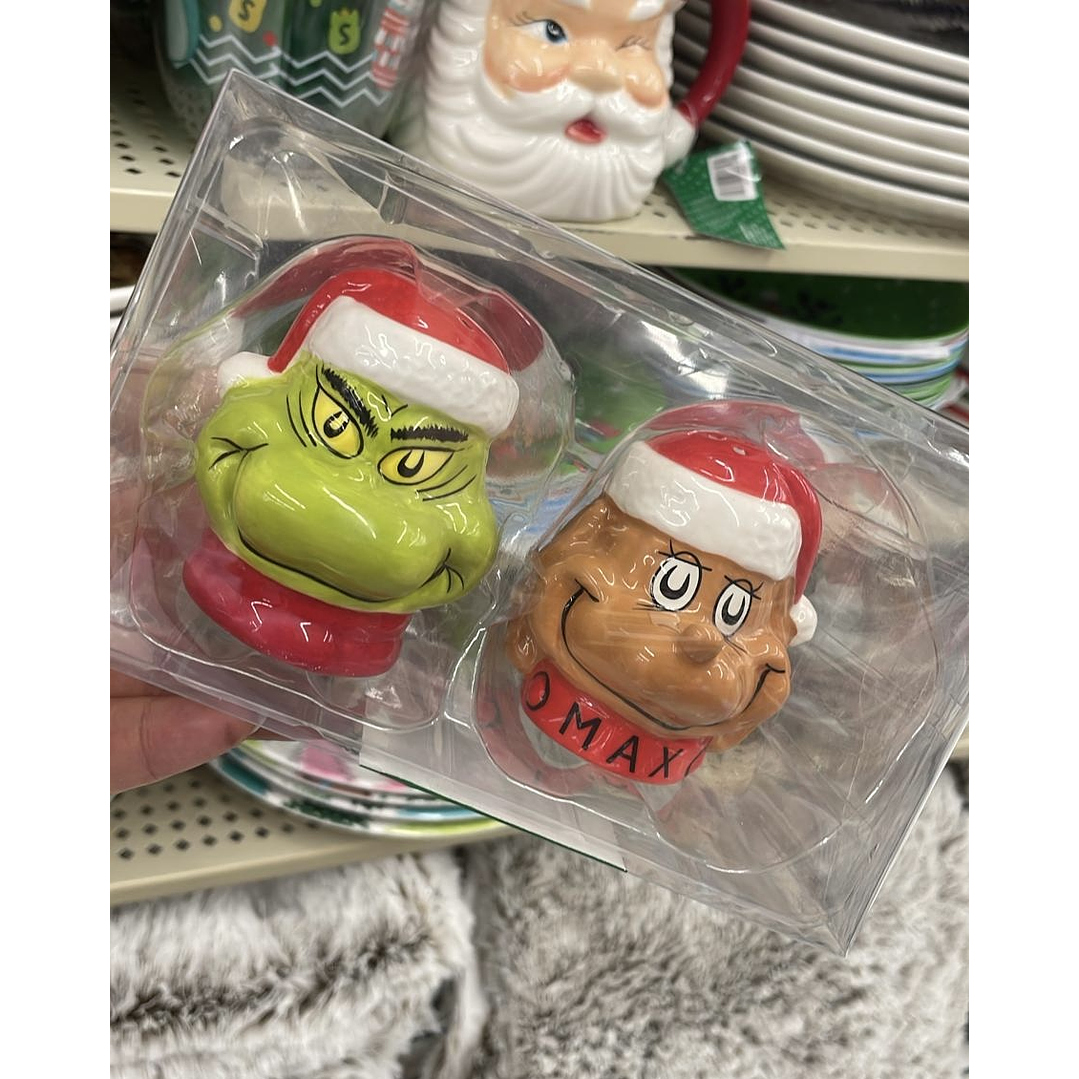 Salero y Pimentero Grinch & Max 1