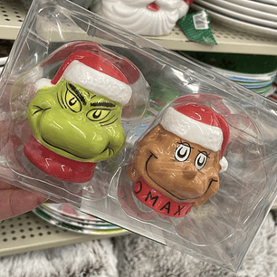 Salero y Pimentero Grinch & Max