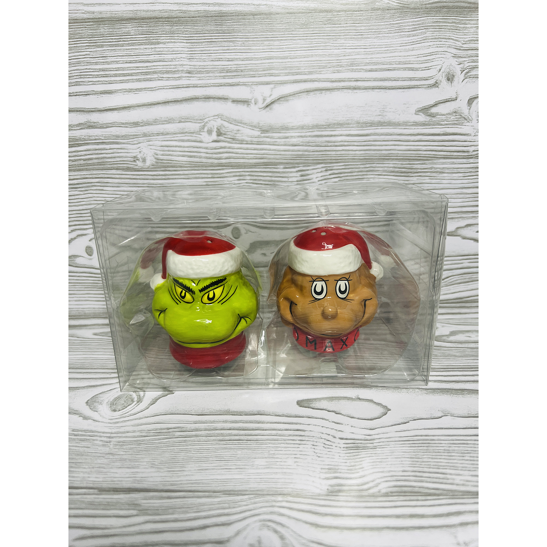 Salero y Pimentero Grinch & Max 2