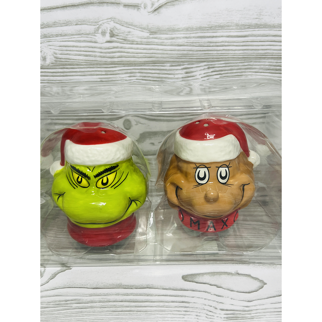 Salero y Pimentero Grinch & Max 3