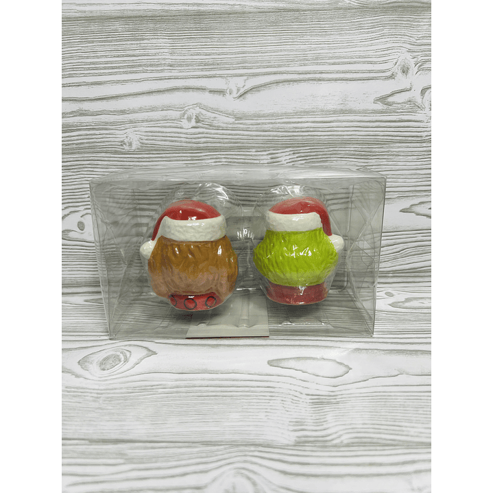 Salero y Pimentero Grinch & Max 5