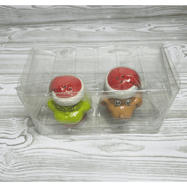 Salero y Pimentero Grinch & Max 6