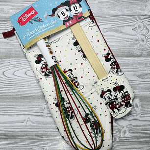 Set de cocina Mickey & Minnie Navidad