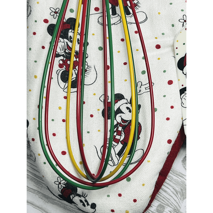 Set de cocina Mickey & Minnie Navidad 4