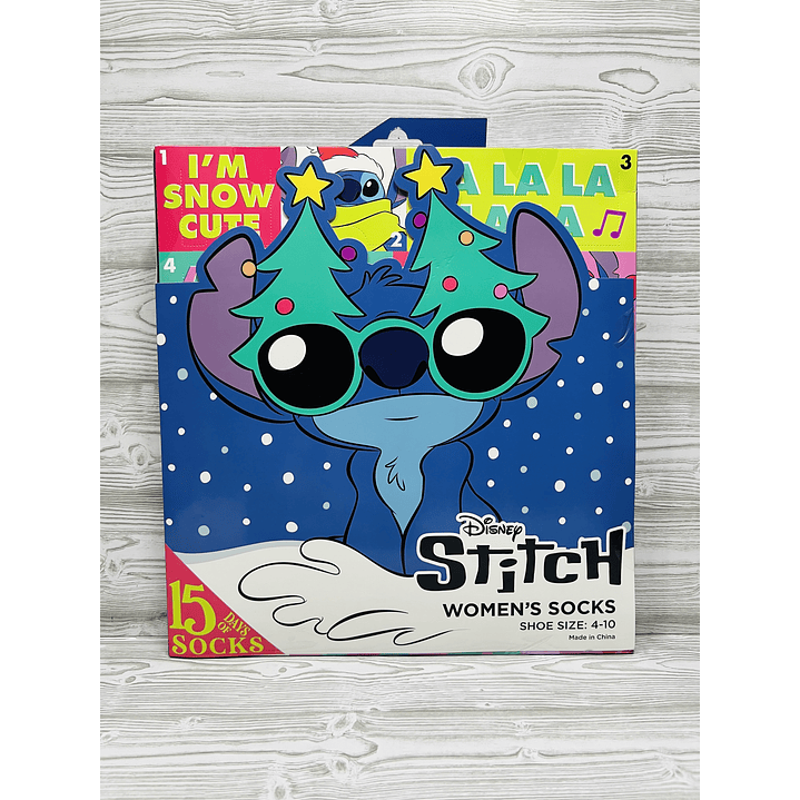 Calendario Adviento Calcetines Stitch  1