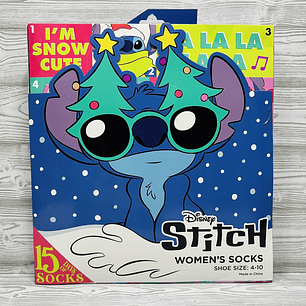 Calendario Adviento Calcetines Stitch 