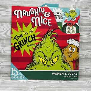 Calendario Adviento Calcetines Grinch 