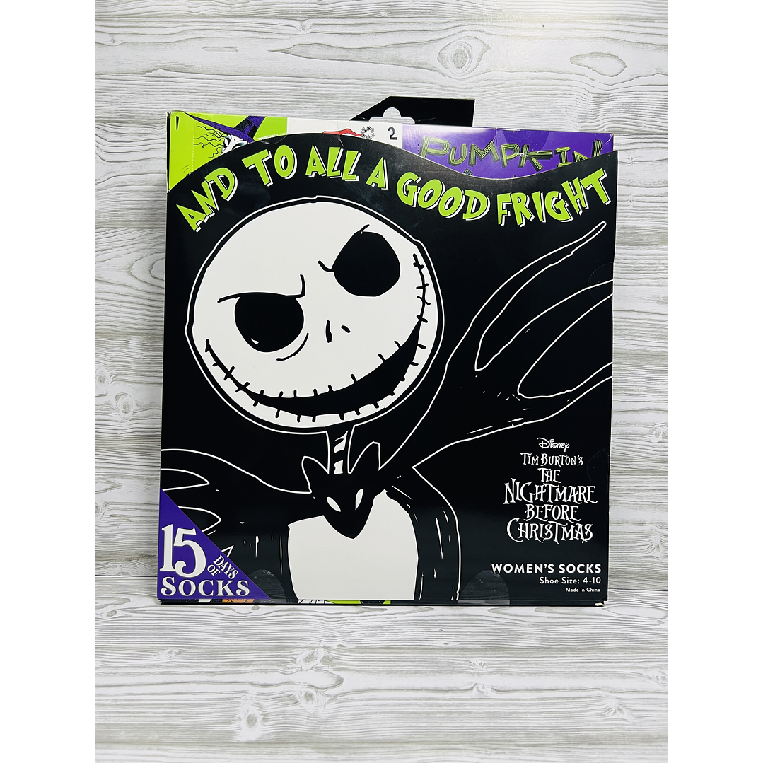 Calendario Adviento Calcetines Jack Skellington  1