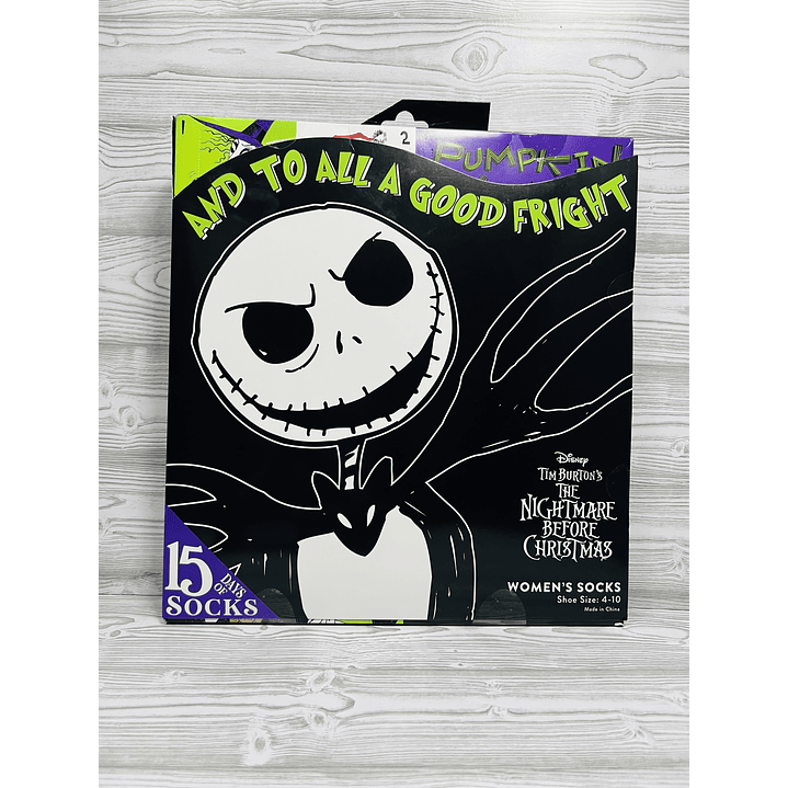Calendario Adviento Calcetines Jack Skellington  1