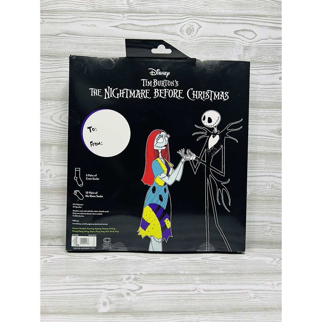 Calendario Adviento Calcetines Jack Skellington  3