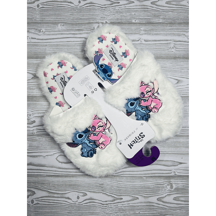 Pantuflas Stitch & Ángel 1
