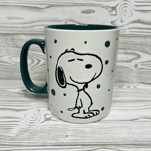 Tazón Snoopy Lunares