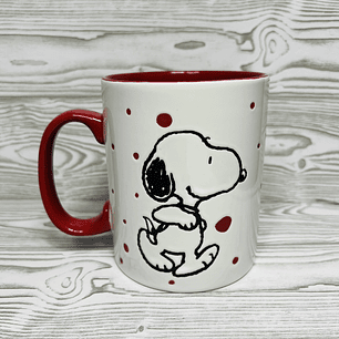 Tazón Snoopy Lunares