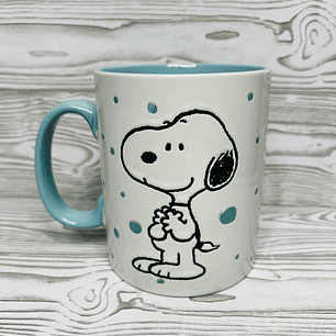 Tazón Snoopy Lunares