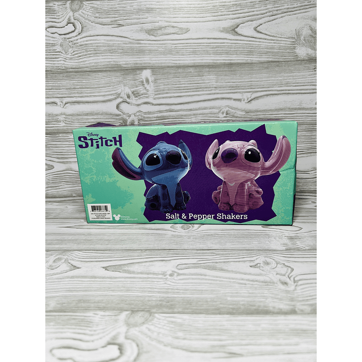 Salero y Pimentero Stitch & Ángel 5
