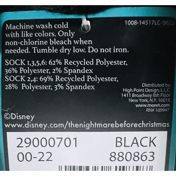 Pack Calcetines Jack Skellington 4