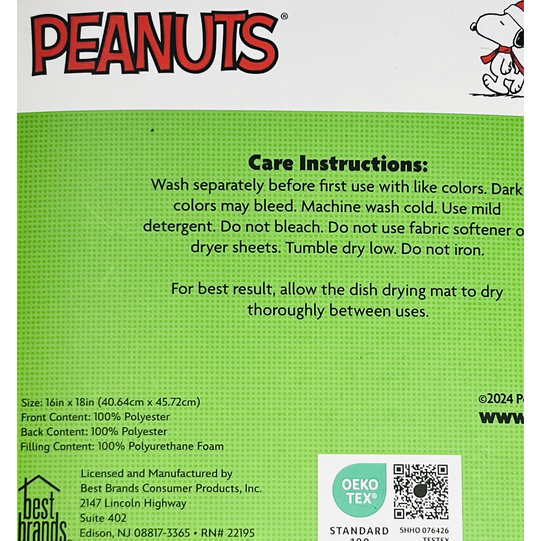 Pack Mat de secado Snoopy Navidad 5