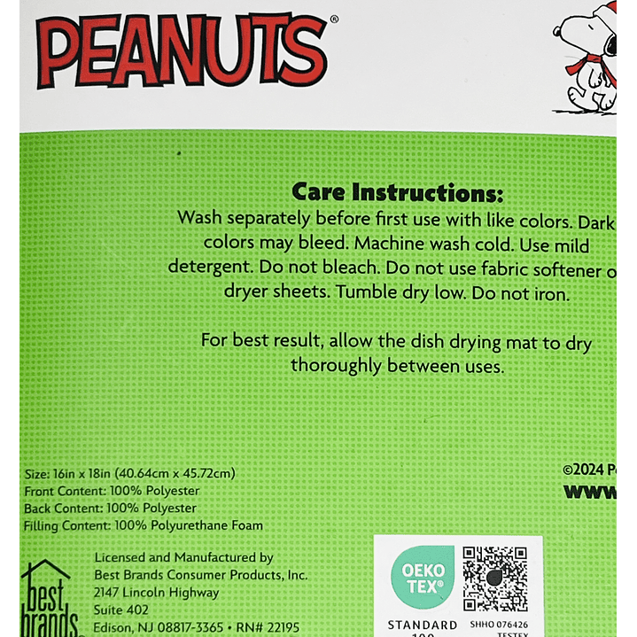 Pack Mat de secado Snoopy Navidad 5