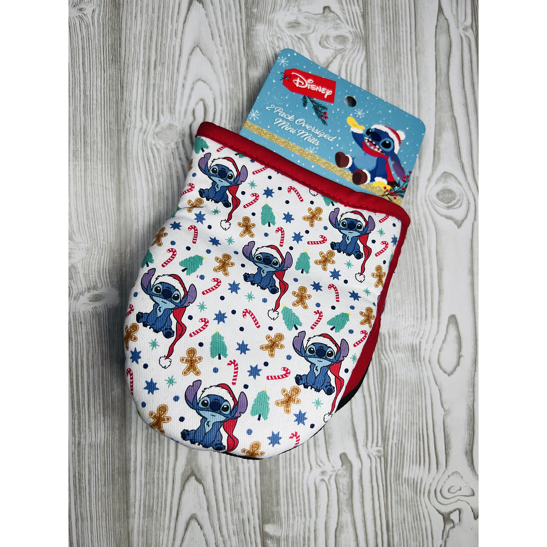 Pack Guantes cocina Stitch Navidad 1