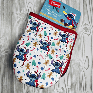 Pack Guantes cocina Stitch Navidad
