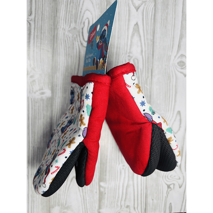Pack Guantes cocina Stitch Navidad 2