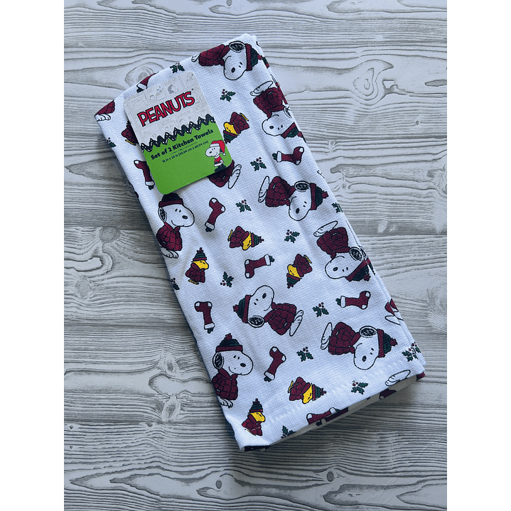 Paño cocina Snoopy Navidad 1