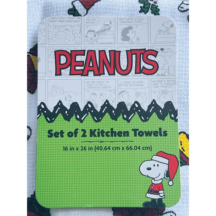 Paño cocina Snoopy Navidad 4