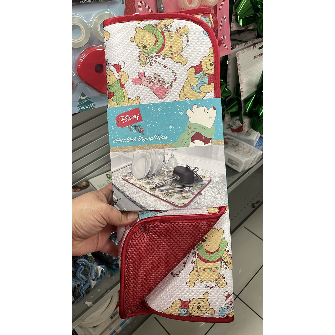 Pack Mat de secado Winnie the Pooh Navidad 1