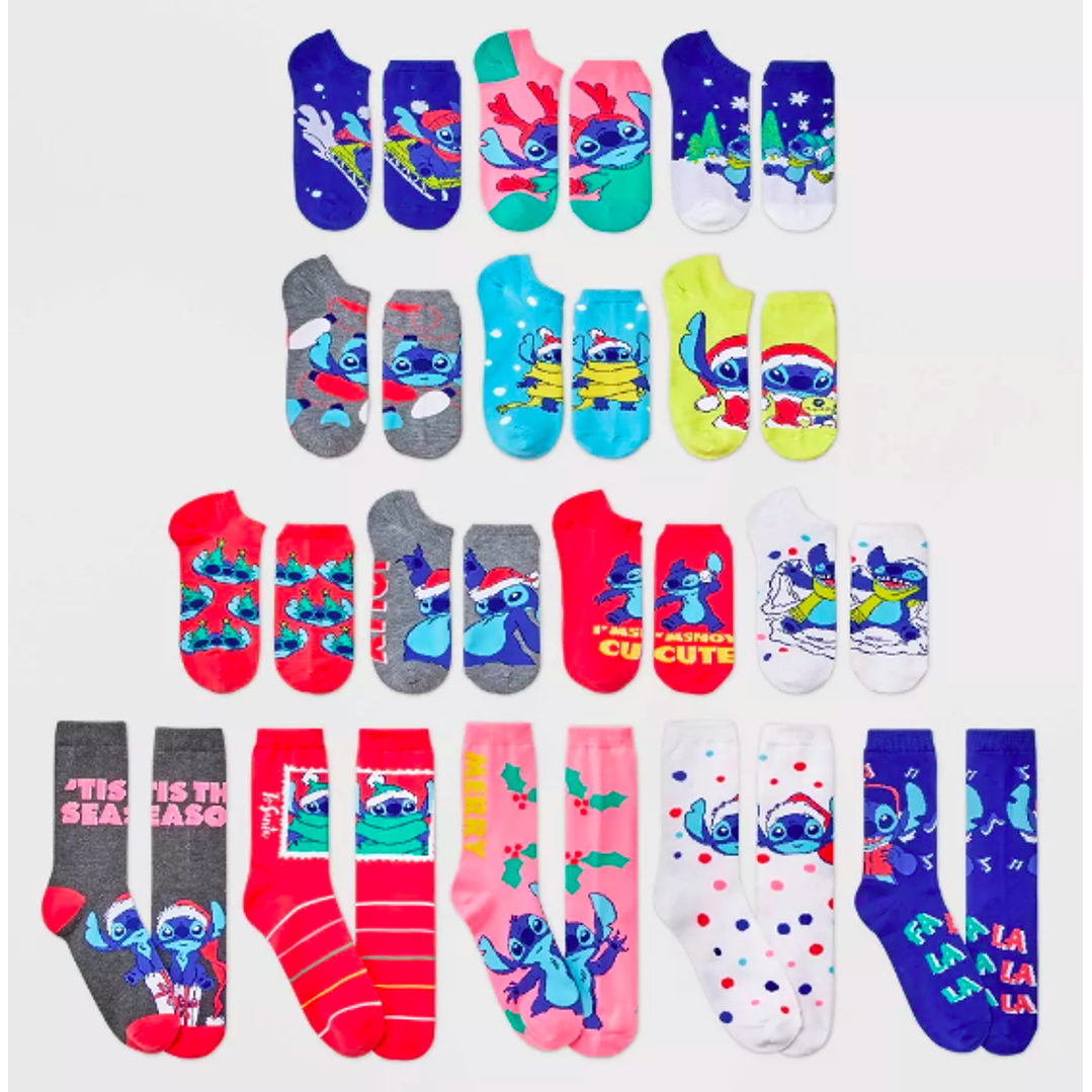 Calendario Adviento Calcetines Stitch  5