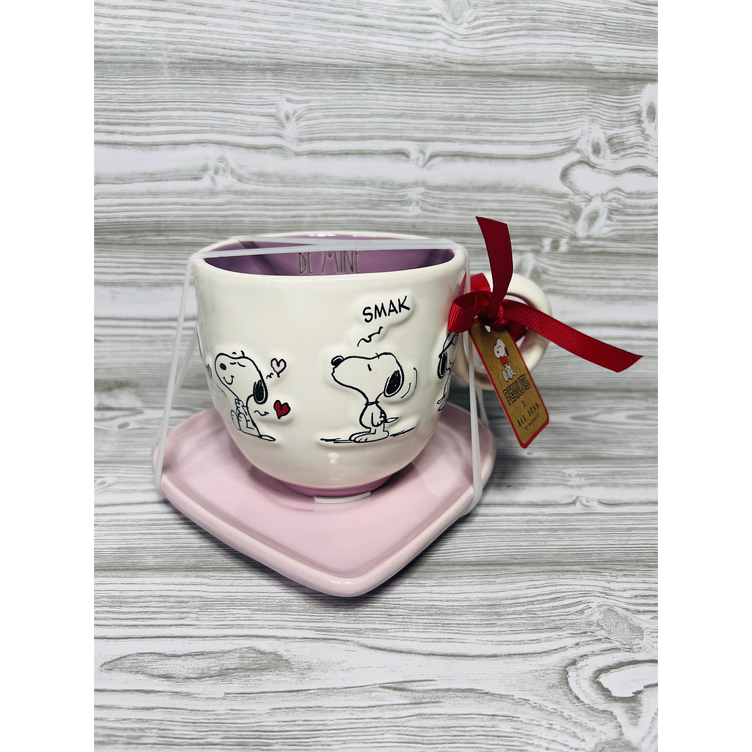 Set Taza + Platillo Snoopy 2