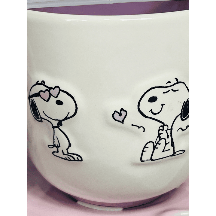 Set Taza + Platillo Snoopy 6
