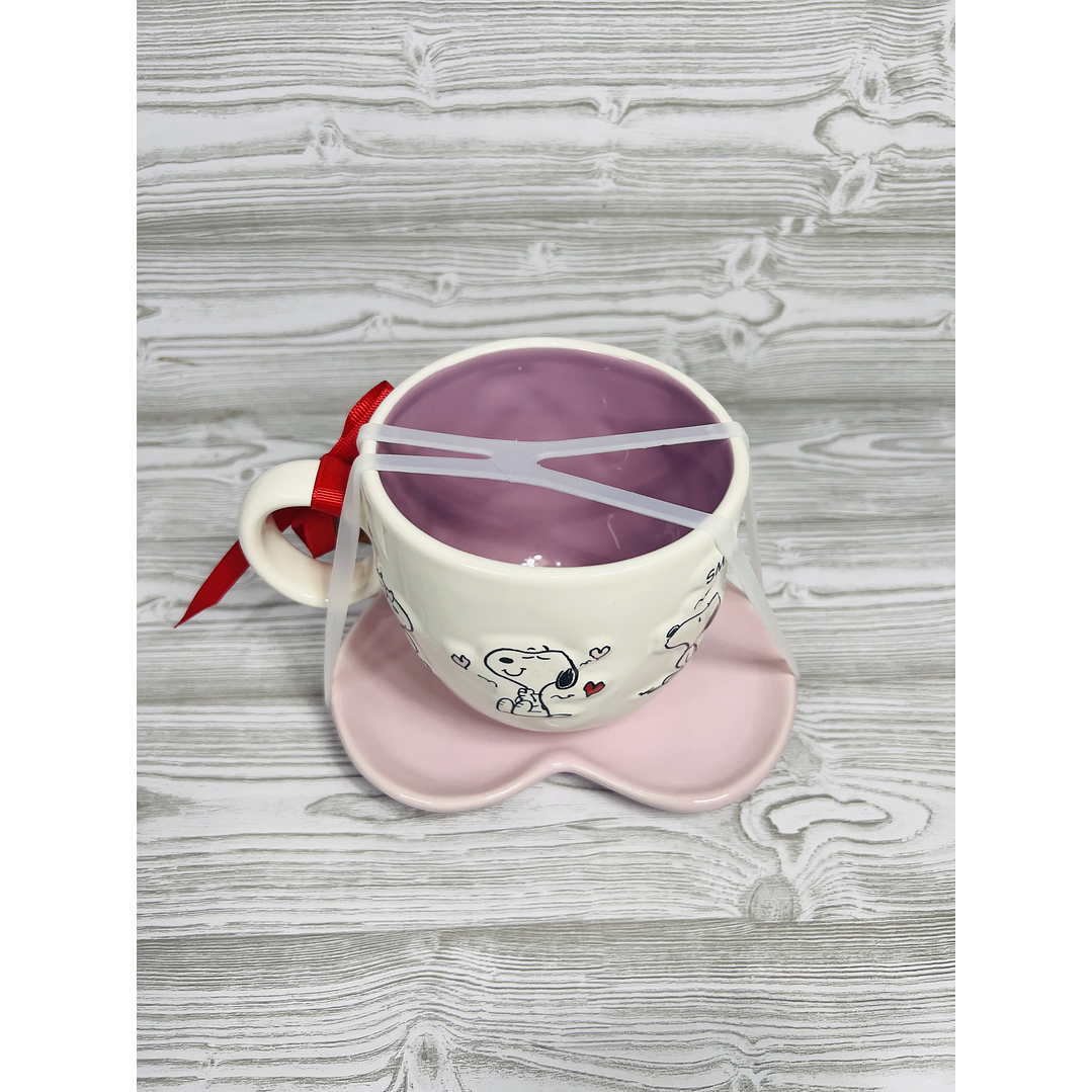 Set Taza + Platillo Snoopy 10