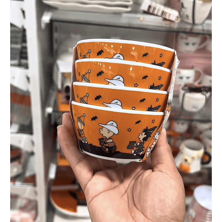 Set pocillos Snoopy Halloween 1