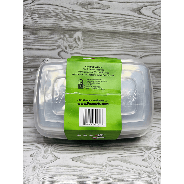 Set Tuppers Snoopy Navidad 6